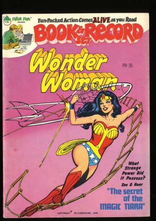Wonder Woman Book And Record Set 1 Vg,  4.  5