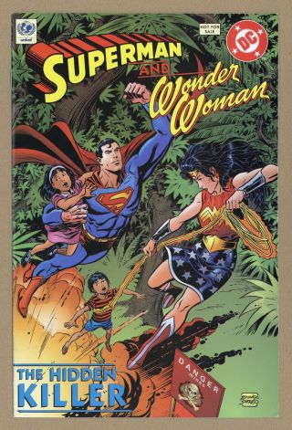 Superman And Wonder Woman The Hidden Killer 0a 1998 Vf,  8.  5