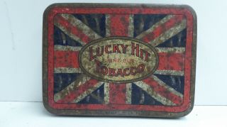 Vintage Lucky Hit Tobacco Tin Cigarette Case Melbourne Australia