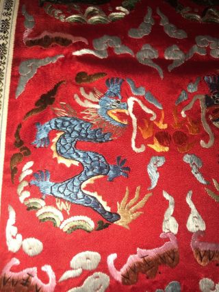 Chinese - Silk - Hand - embroidery - Forbidden - Stitch - Panel - Textiles 3