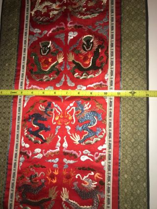Chinese - Silk - Hand - embroidery - Forbidden - Stitch - Panel - Textiles 6