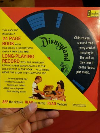 Walt Disney THE HAUNTED MANSION 33 rpm,  book Disneyland LLP - 339 4