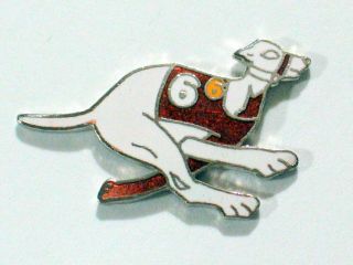 Greyhound 6 Dog Racing Pin Larger Size Tie Tack