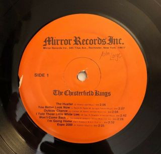 Here Are The Chesterfield Kings - 1982 US 1st Press (NM) Ultrasonic 4