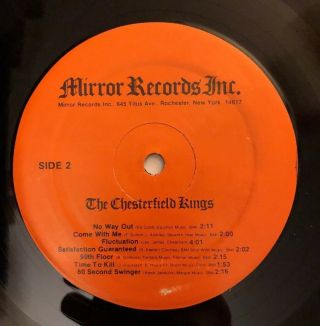 Here Are The Chesterfield Kings - 1982 US 1st Press (NM) Ultrasonic 5