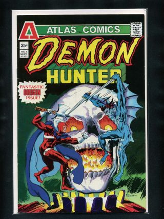Demon - Hunter 1 Vf 1975 Atlas 1st Gideon Cross Comic Book