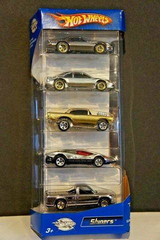Hot Wheels Shiners 5 Car Gift Pack,  1/64 Scale,  2005