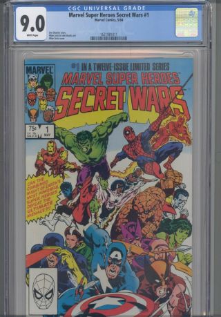 Secret Wars 4 Cgc 9.  0 1984 Marvel Comic 1 Issue In A 12 Part Series: Frame
