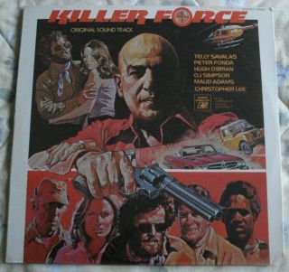 Killer Force (georges Garvarentz) Rare Factory Stereo Lp (1976)