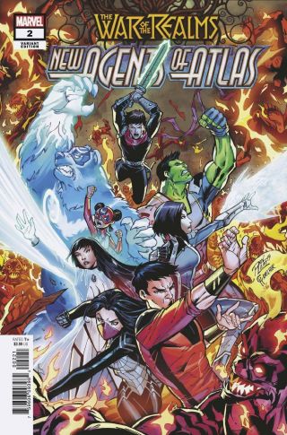 War Of The Realms Agents Of Atlas 2 1/25 Ron Lim Variant