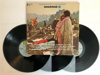 Woodstock - Soundtrack - 1970 Us 1st Press Sd 3 - 500 (vg, )