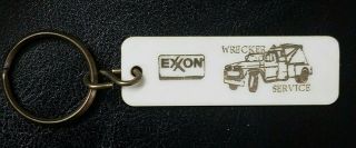 1970s Exxon Keychain Chucks Upper St.  Clair Pa Wrecker Service Pennsylvania