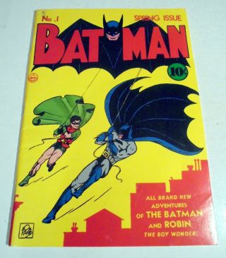 Batman 1 Modern Age Reprint Dc Comic Book 2000 Fn,