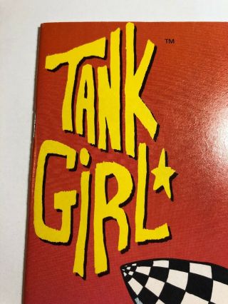 Tank Girl 1 Of 4 1st Series (1991) Dark Horse Jamie Hewitt 1st Print With Cards 2
