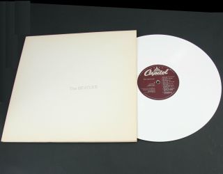 The Beatles White Album White Vinyl Dbl Lp 1978 Sebx 11841 4 Photos & Poster Ex