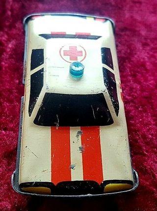 Rare Vintage Old Russian Ussr Ambulance Metal Toy