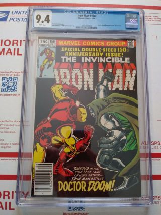 The Invincible Iron Man 150 Cgc 9.  4