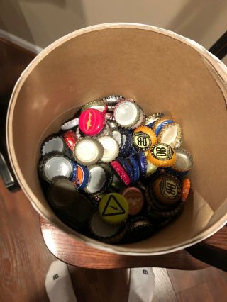 5lbs Assorted Beer Bottle Caps For Arts & Crafts Projects Or Cap Collector