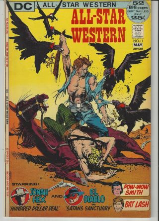All - Star Western (2nd) 11 In Vf,  2nd Jonah Hex Dc Comics