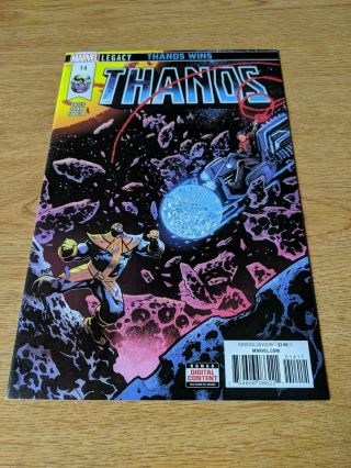 Thanos 14 Marvel Comics 2018 Vf,  /nm - 1st Print 2nd Cosmic Ghost Rider