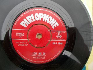 Beatles - Love Me Do / P.  S.  I Love You - - Parlophone 45 - R 4949 (made In Gt.  Britain)