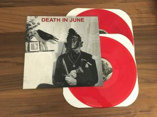 Death In June The Wall Of Sacrifice 2xlp Red Vinyl Ltd 300 Pylon Out Of Print