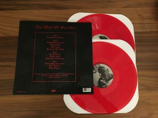 Death In June The Wall of Sacrifice 2XLP RED VINYL LTD 300 PYLON OUT OF PRINT 2