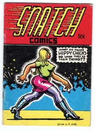 Snatch Comics 1,  2 & 3.  4th Prints Print 1969 R.  Crumb,  S Clay Wilson Fine