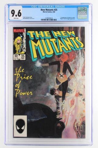 Mutants 25 - Near - Cgc 9.  6 Nm,  Marvel 1985 - 1st App Of The Legion