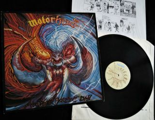 Motorhead - Another Perfect Day - 1983 Uk Bronze Lp With Insert,  A1,  B1,  Vinyl Ex