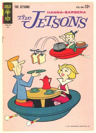 The Jetsons 10 (1964) Vg,  4.  5 Gold Key Comics Hanna Barbera Tv Cartoon