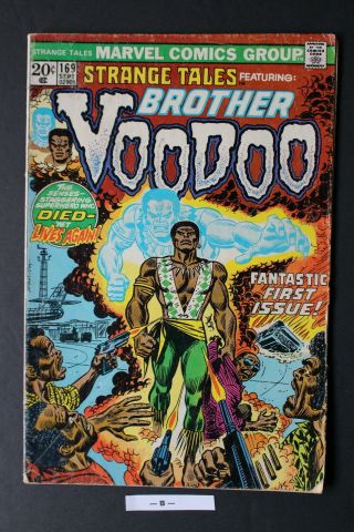 Strange Tales 169 Origin 1st Brother Voodoo 1973 Doctor Strange Movie - 2 Gvg 3.  0