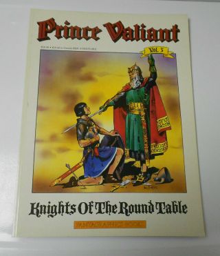 1988 Prince Valiant V.  3 Knights Round Table Hal Foster Fantagraphics Vf 1st Ed.