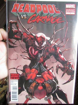 Marvel Deadpool Vs Carnage 1 1:25 Var Cvr By (ca) Leinil Yu (w) Cullen Bunn