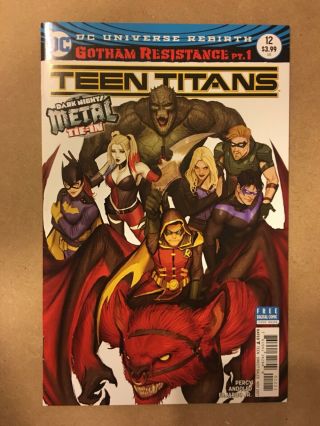 Teen Titans 12 Variant Cover B (1st Appearance Of Batman Who Laughs)