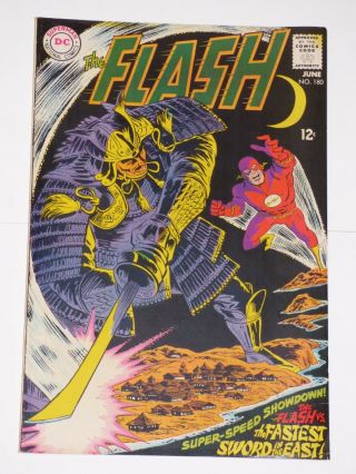 The Flash 180,  6/1968,  Near,  Dc Comics