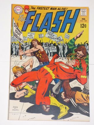 The Flash 185,  2/1969,  Near,  Dc Comics