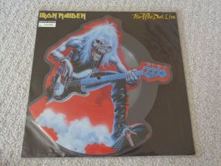 Iron Maiden - Fear Of The Dark Live Uk 1993 Emi 7 " Numbered Shaped Disc Mispress