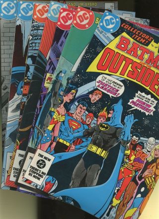 Batman And The Outsiders 1,  2,  3,  4,  5,  6,  7 7 Books Dc The Dark Knight Detective