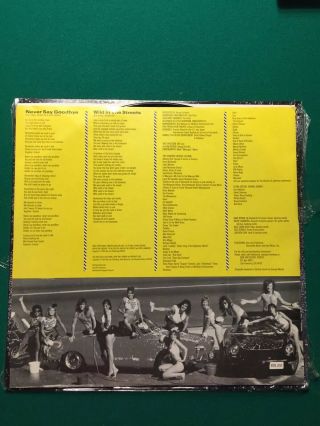 Bon Jovi Slippery When Wet Vinyl LP dated 1986 NM 3