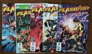 The Flash: Flashpoint Complete 1 - 5 Dc Comics 2011 Make Me An Offer