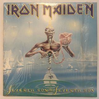 Iron Maiden,  Seventh Son Of A Seventh Son,  Vintage 1988 33 Rpm Vinyl Lp,  C1 - 90258