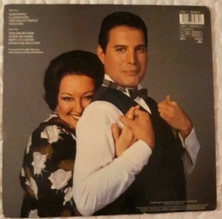 Freddie Mercury & Montserrat Caballe Barcelona Gatefold Vinyl Lp,  UK import 1988 2