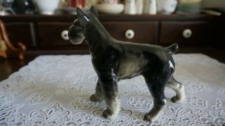 VINTAGE Ceramic Porcelain Schnauzer Dog Figurine,  Japan 3