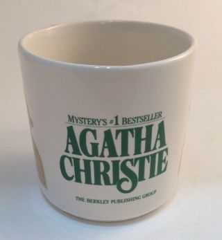 Agatha Christie Berkley Publishing Coffee Mug Cup Case Closed My Dear