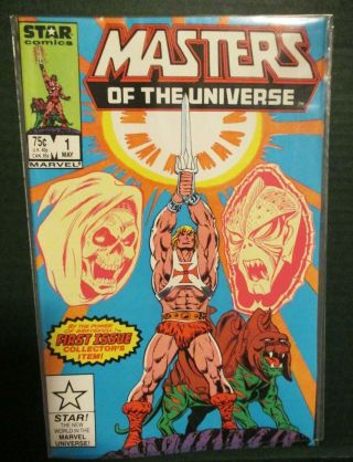 Masters Of The Universe 1 (marvel Star Comics,  He - Man,  Skeletor) 1986