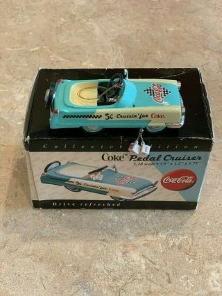 1996 Coca Cola Pedal Cruiser 1:18 Die Cast Mini Car Miniature Coke Nib