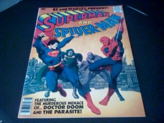 Bronze Age Dc And Marvel Comics Superman And Spiderman Treasury Edition Volume 1