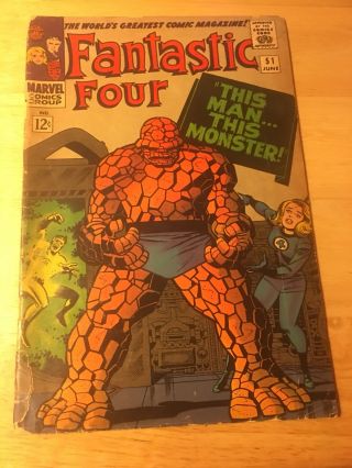 Fantastic Four 51 (jun 1966,  Marvel) Key Issue