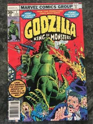Godzilla King Of The Monsters 1 1977 Marvel Comic 1st App Godzilla